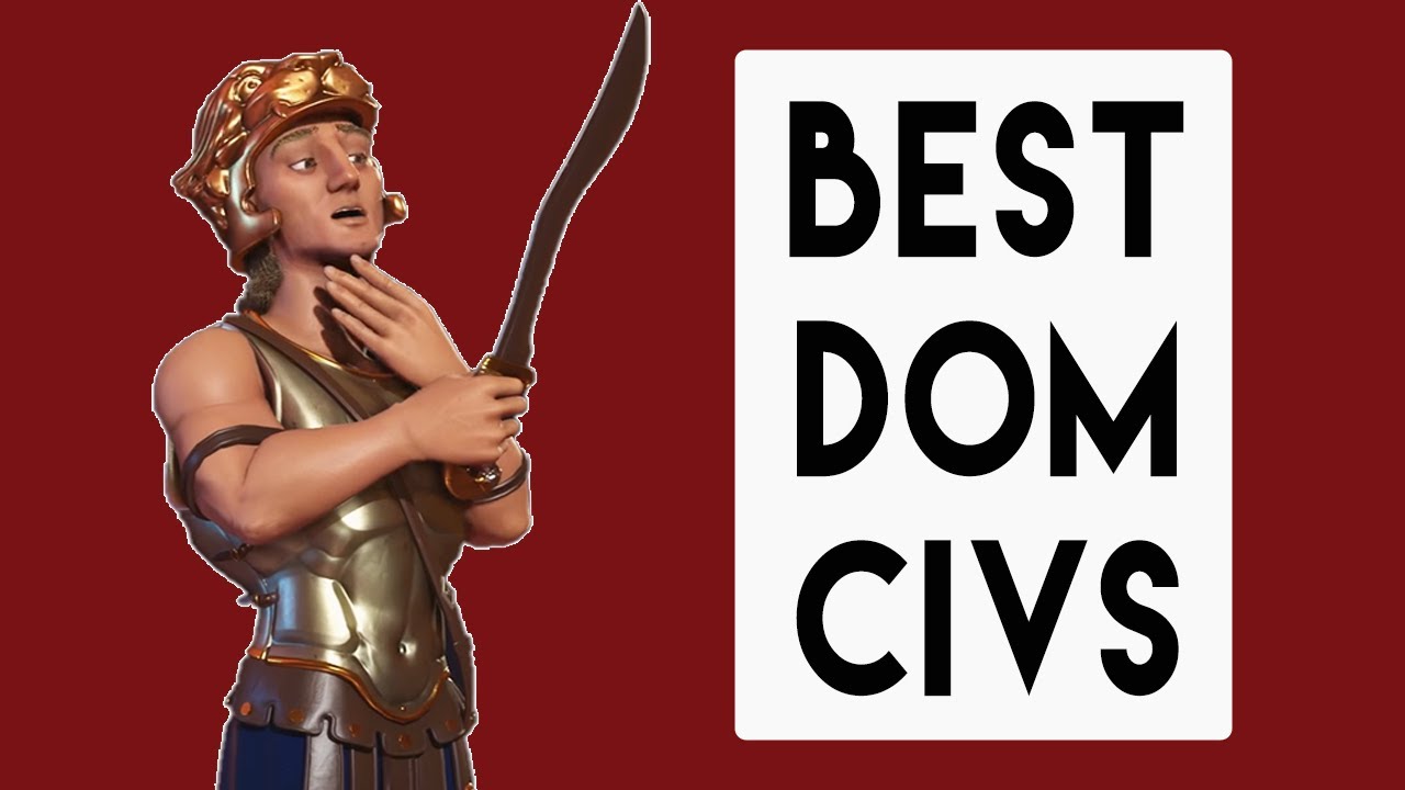 ЛУЧШИЕ ЦИВИЛИЗАЦИИ ГОСПОДСТВА в Civilization 6 || Самые агрессивные лидеры Civ 6 (обновление после финальной версии 2021 года)
