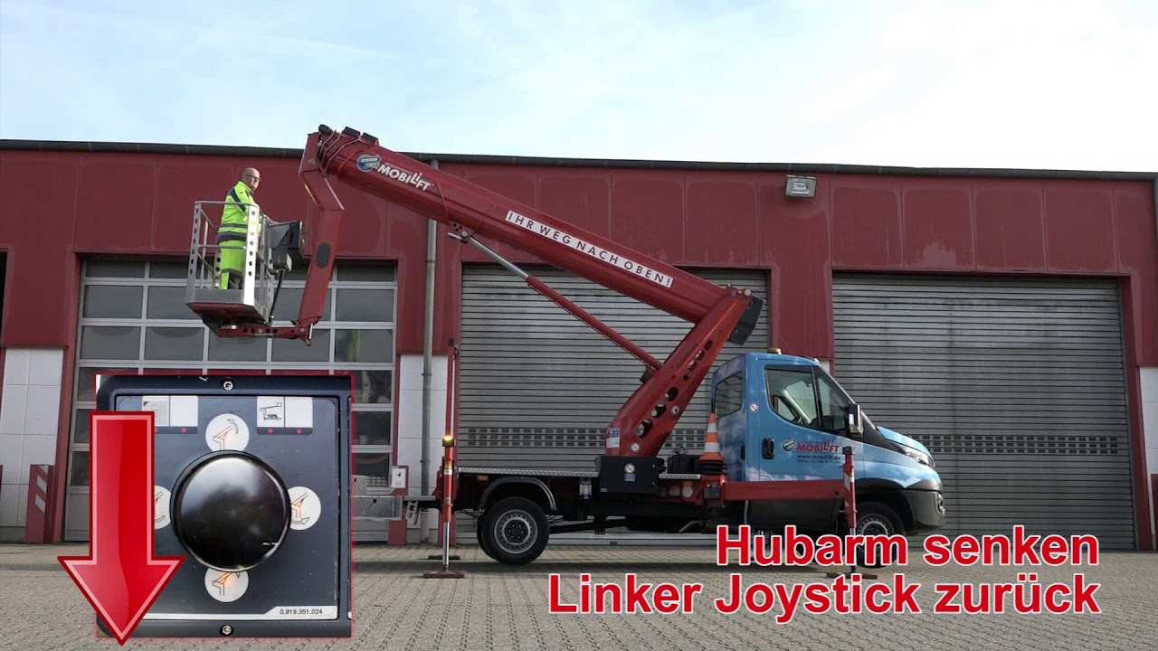 Lkw-Arbeitsbühne Mobilift L250-1 | Einweisung
