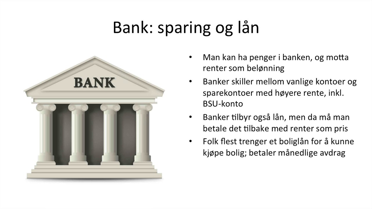 Samfunnsfag - Personlig økonomi, sparing, lån og skatt