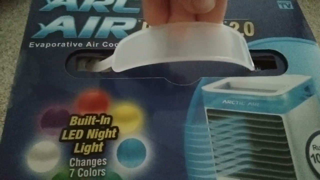 Unboxing of the Arctic Air pure chill 2.0 evaporative air cooler