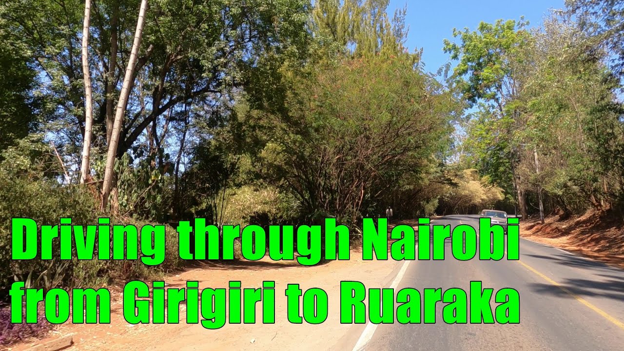 Mit dem Auto durch Nairobi - von Girigiri nach Ruaraka