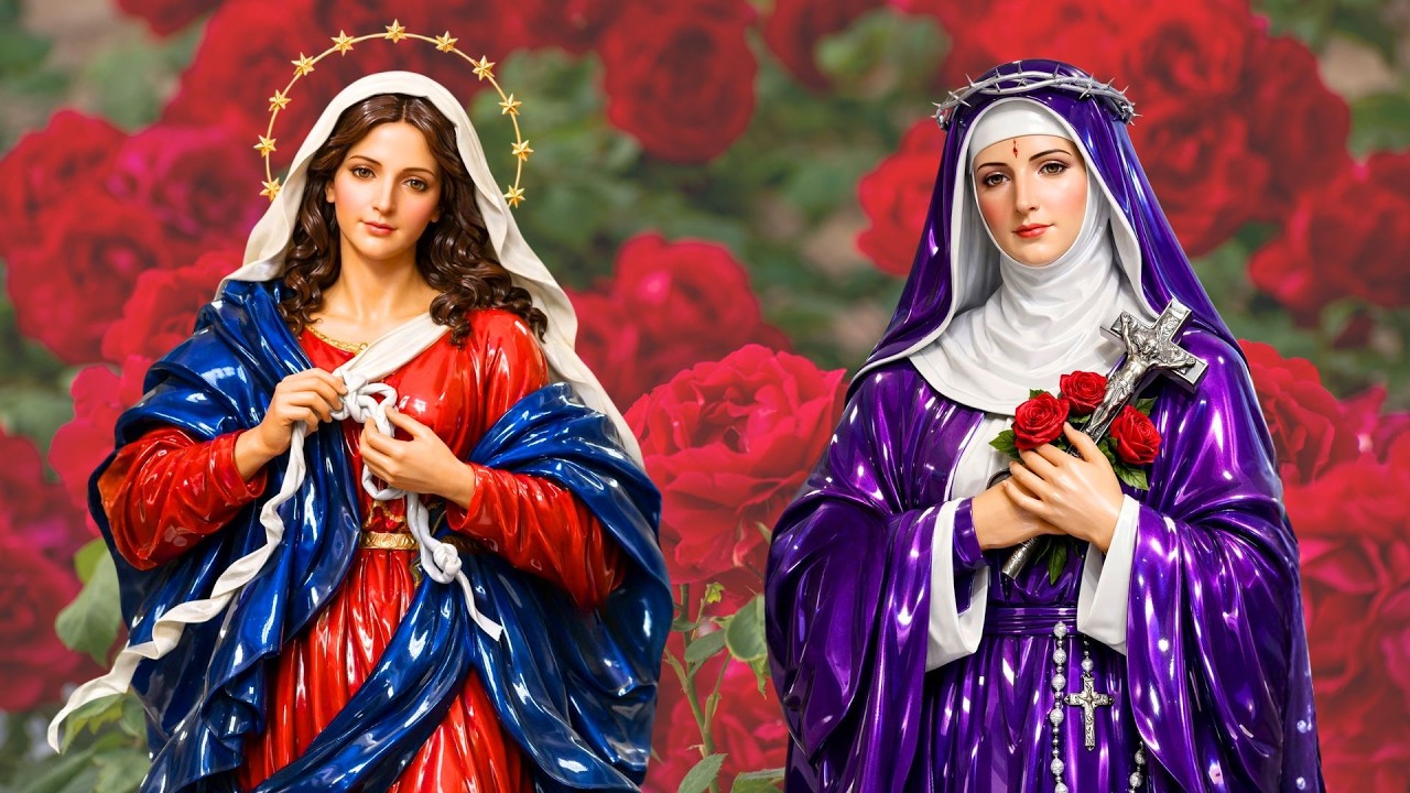 🔓 ORAÇÃO QUE DESATA NÓS IMPOSSÍVEIS HOJE | Nossa Senhora e Santa Rita
