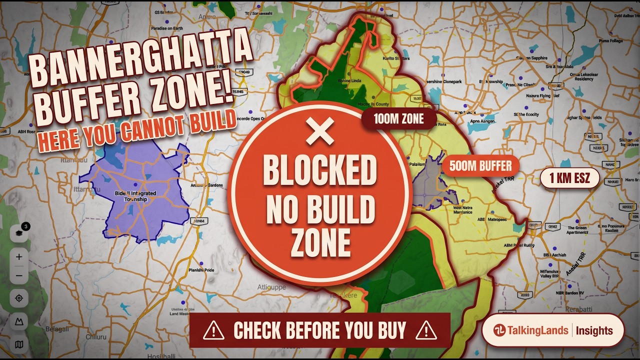Bannerghatta Buffer Zone Explained: Where You Cannot Build in South Bangalore | ESZ Rules 2026