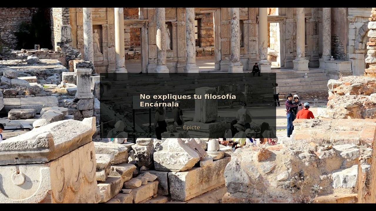 No expliques tu filosofía. Encárnala. - Epicteto | Disciplina Estoica