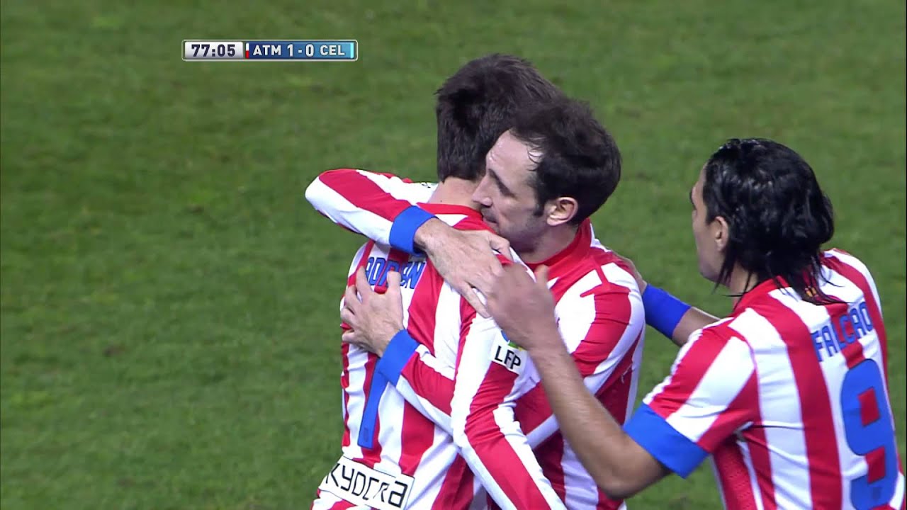 Gol de Adri&aacute;n en el Atl&eacute;tico de Madrid (1-0) Celta de Vigo - HD