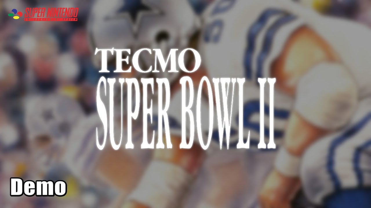 Let's Play Tecmo Super Bowl II: Special Edition | Demo | Super Nintendo - Everyone
