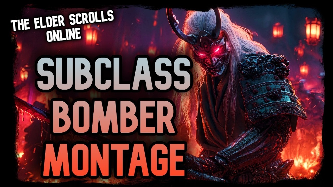 💥ESO Subclass Bomber Montage - Solo Gameplay, Nukes #eso #esopvp