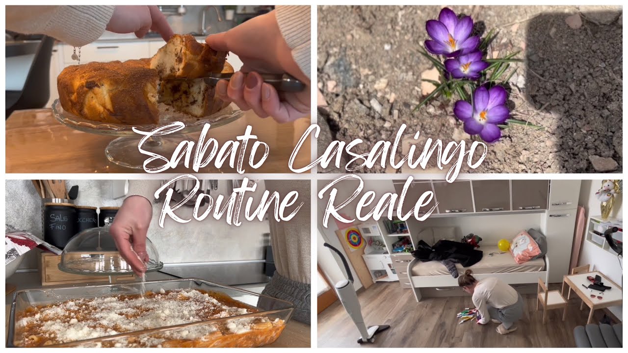 Routine Reale del Sabato 🌸| Casa e Cucina 🏠| Trucchi per una buona organizzazione 🥫