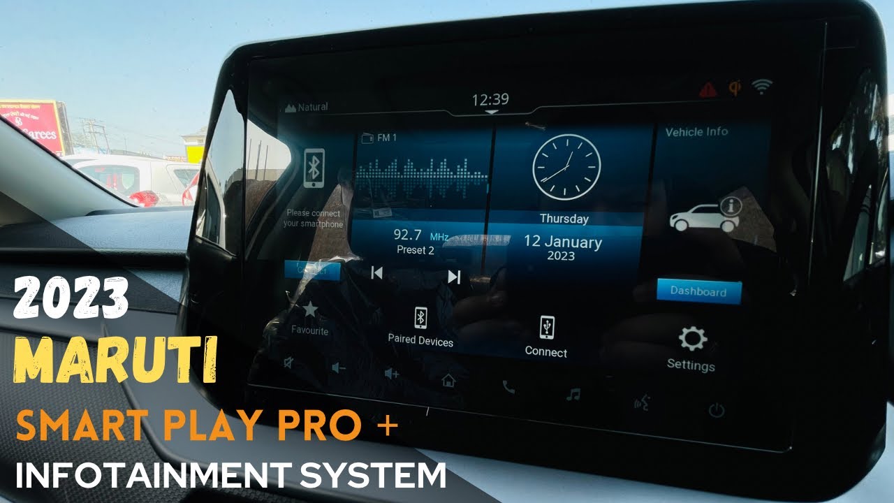 All about 2023 Maruti smartplay pro plus infotainment system : 9 inches infotainment @bhaiyajigadi