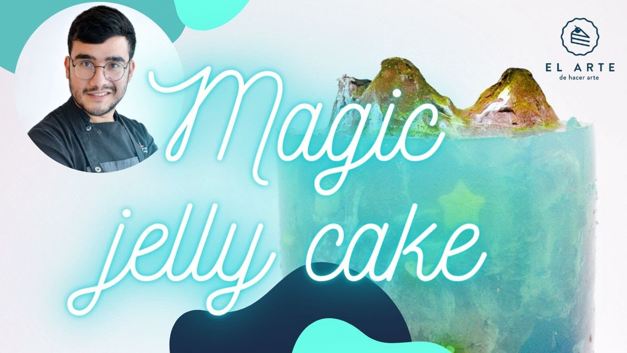Magic Jelly Cake - Pastel de Isla encapsulada - Ocean Cake - Island Cake - Pastel tendencia 2020!