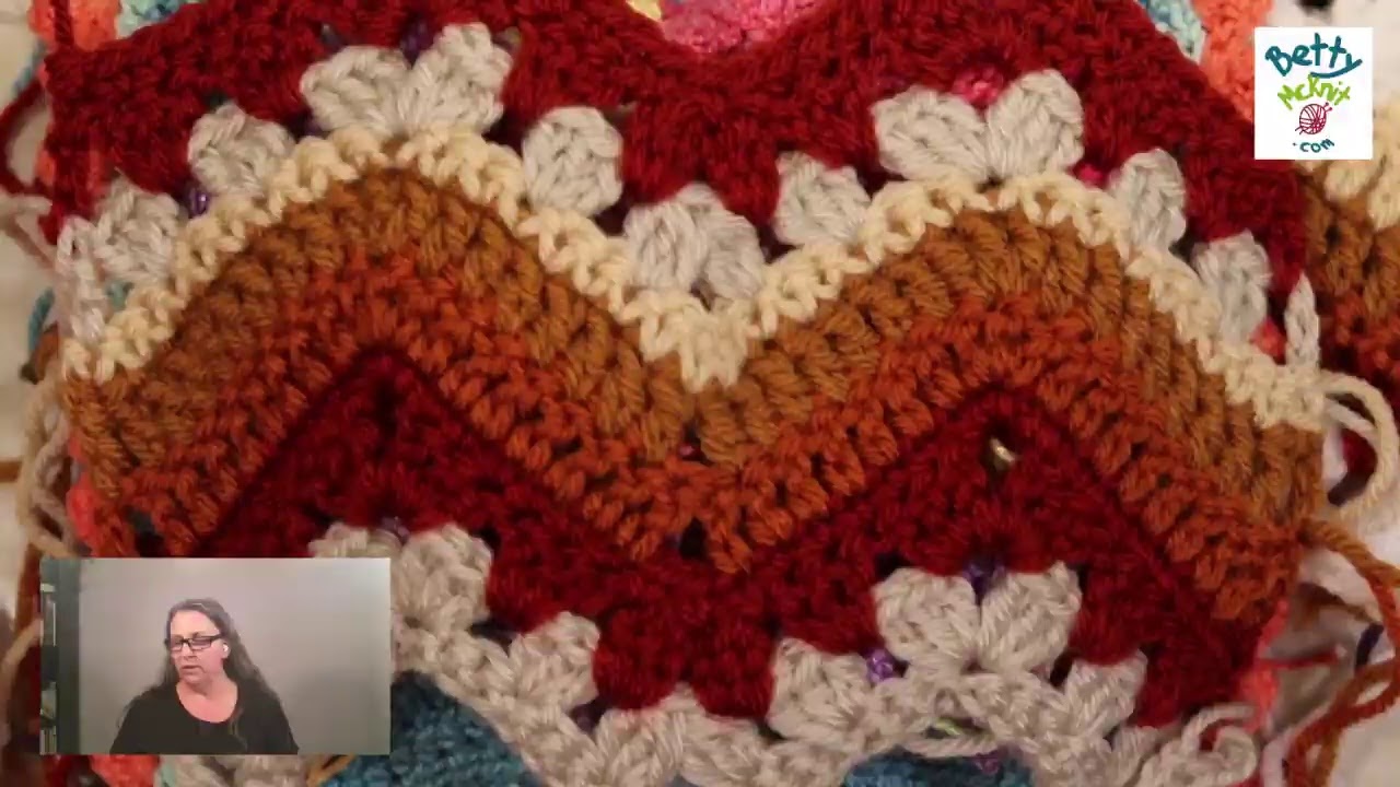 6-Day Kid Blanket Swatch Tutorial - The Popsicle Effect with Betty McKnit
