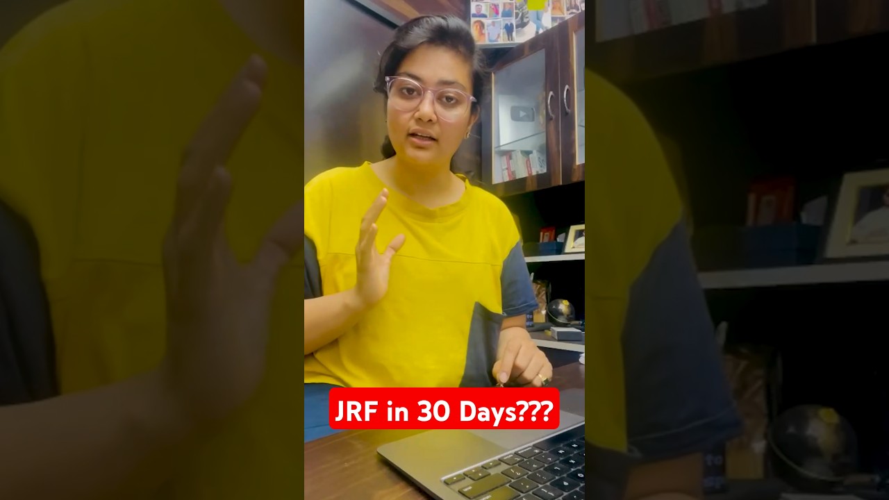 How to Crack JRF in 30 Days? #shorts #ugcnetjune2025
