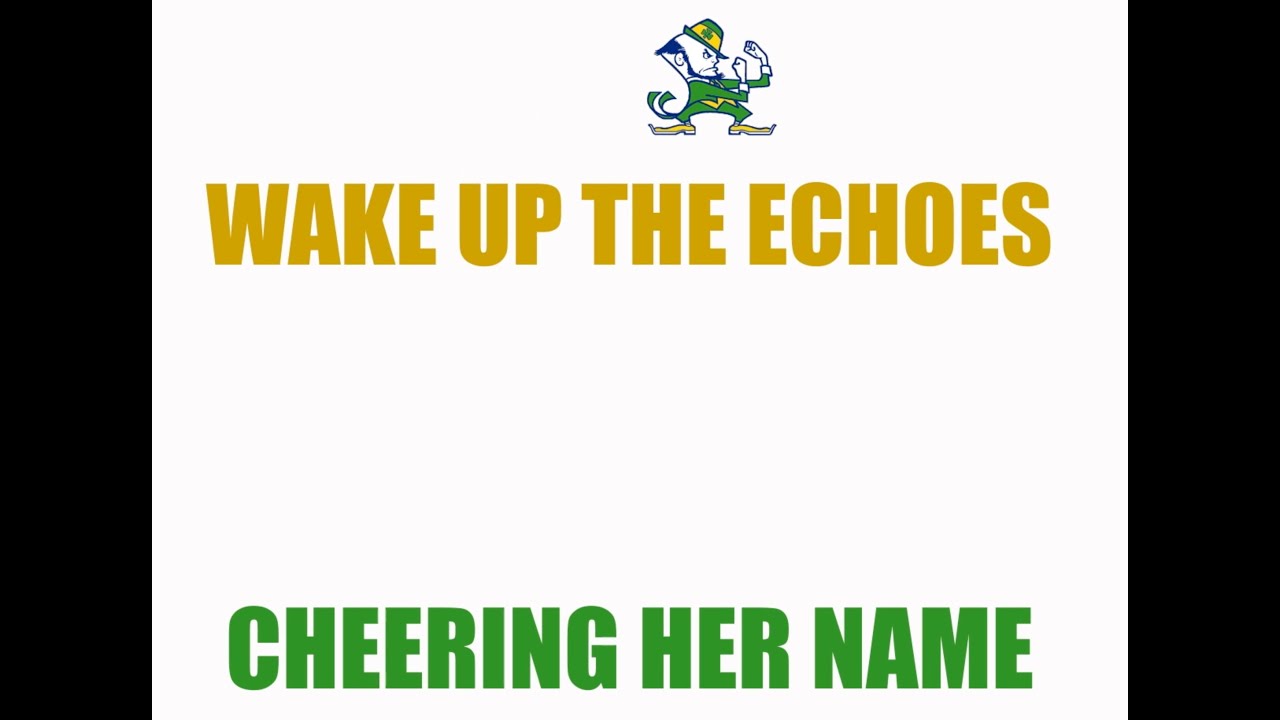 NOTRE DAME FANFARE AND VICTORY MARCH - WITH LYRICS