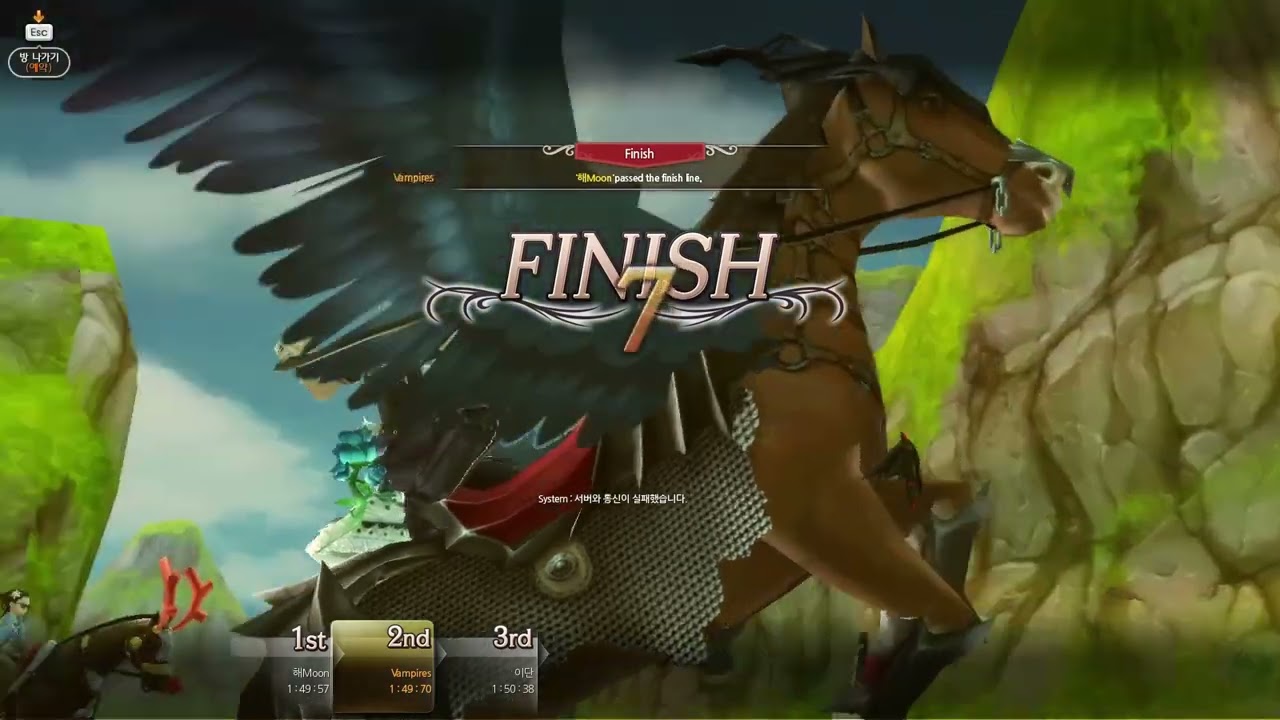 Alicia Online Getting used to a new speed horse