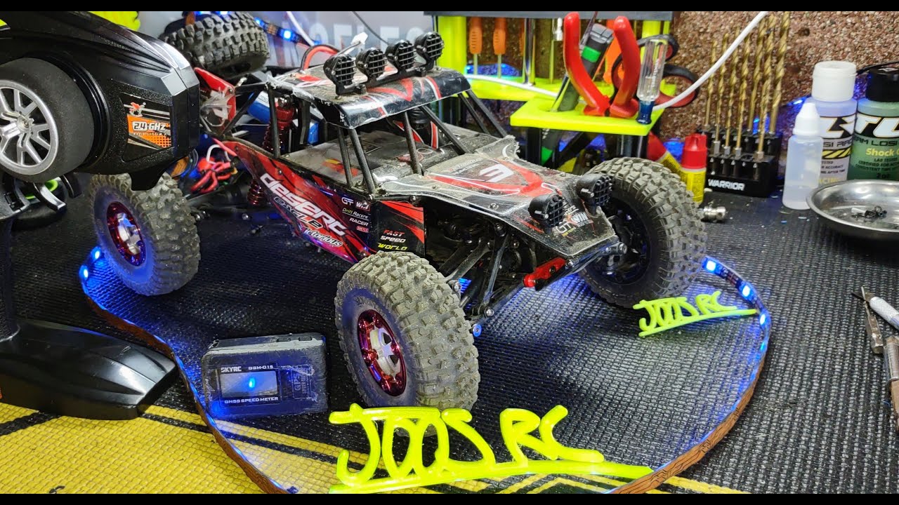 probando el fy03🤔 un coche rc todo terreno!