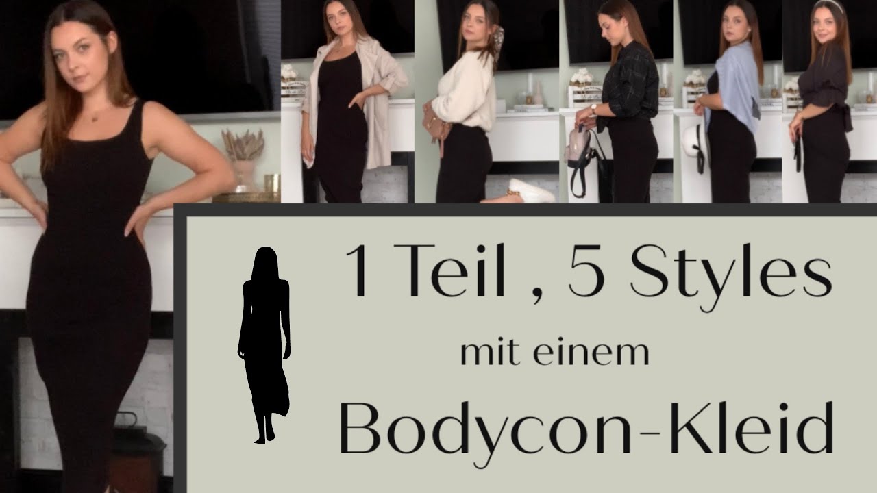1 Kleid - 5 verschiedene Outfits 🖤