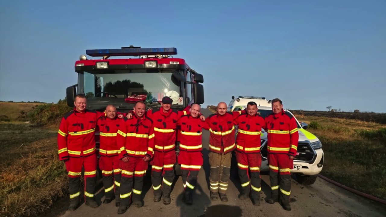 MAJOR WILDFIRE INCIDENT DORSET.  🚒🚒🔥🔥