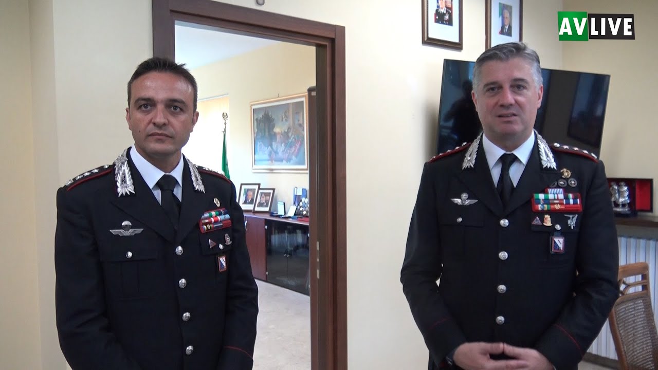 Cambio di guardia al Comando Provinciale dei Carabinieri di Avellino