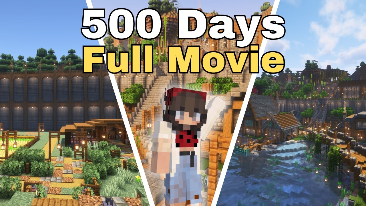 I Spent 500 Days Building the Ultimate Cozy Base in Minecraft [FULL MOVIE]