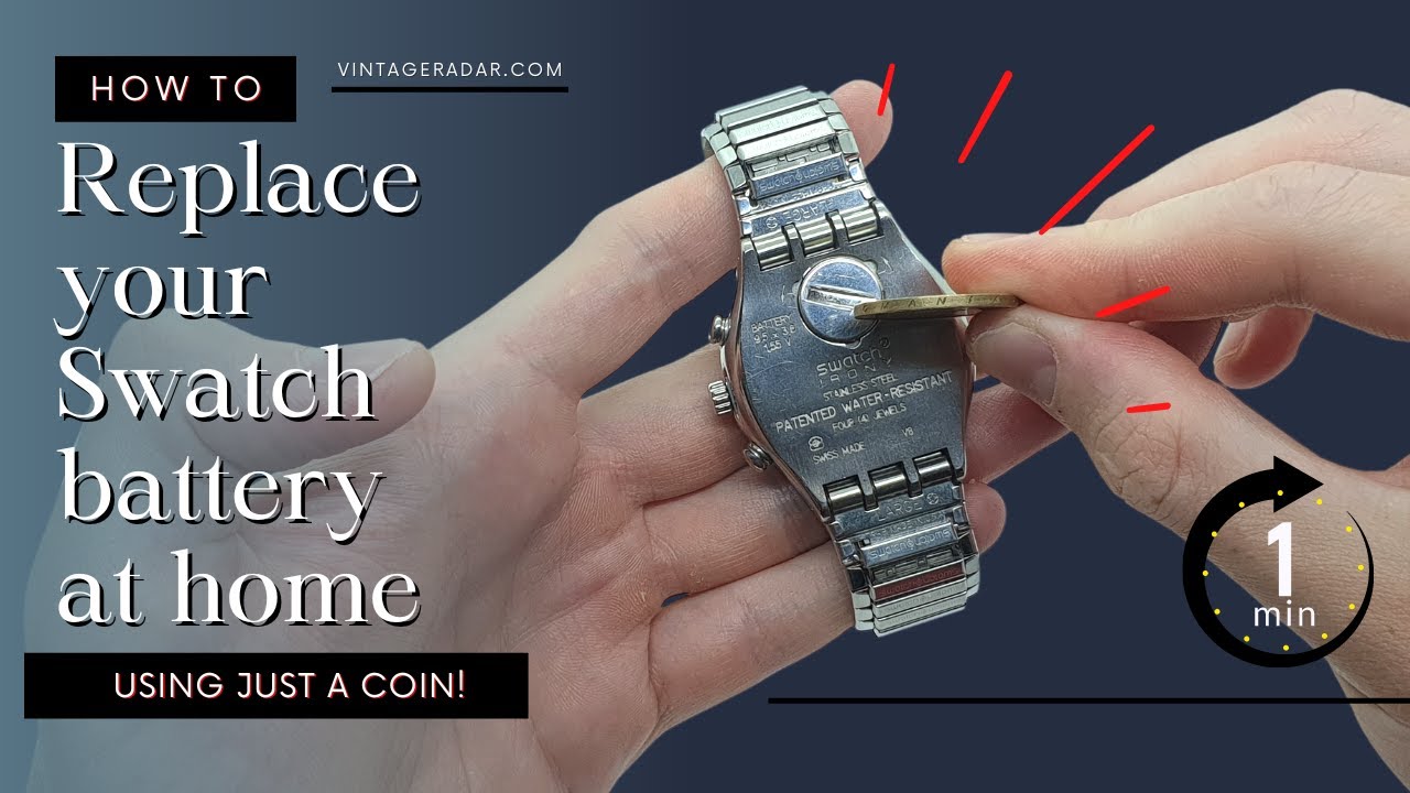 How to Replace the Watch Battery on your Swatch Watch | Swatch Battery Replacement