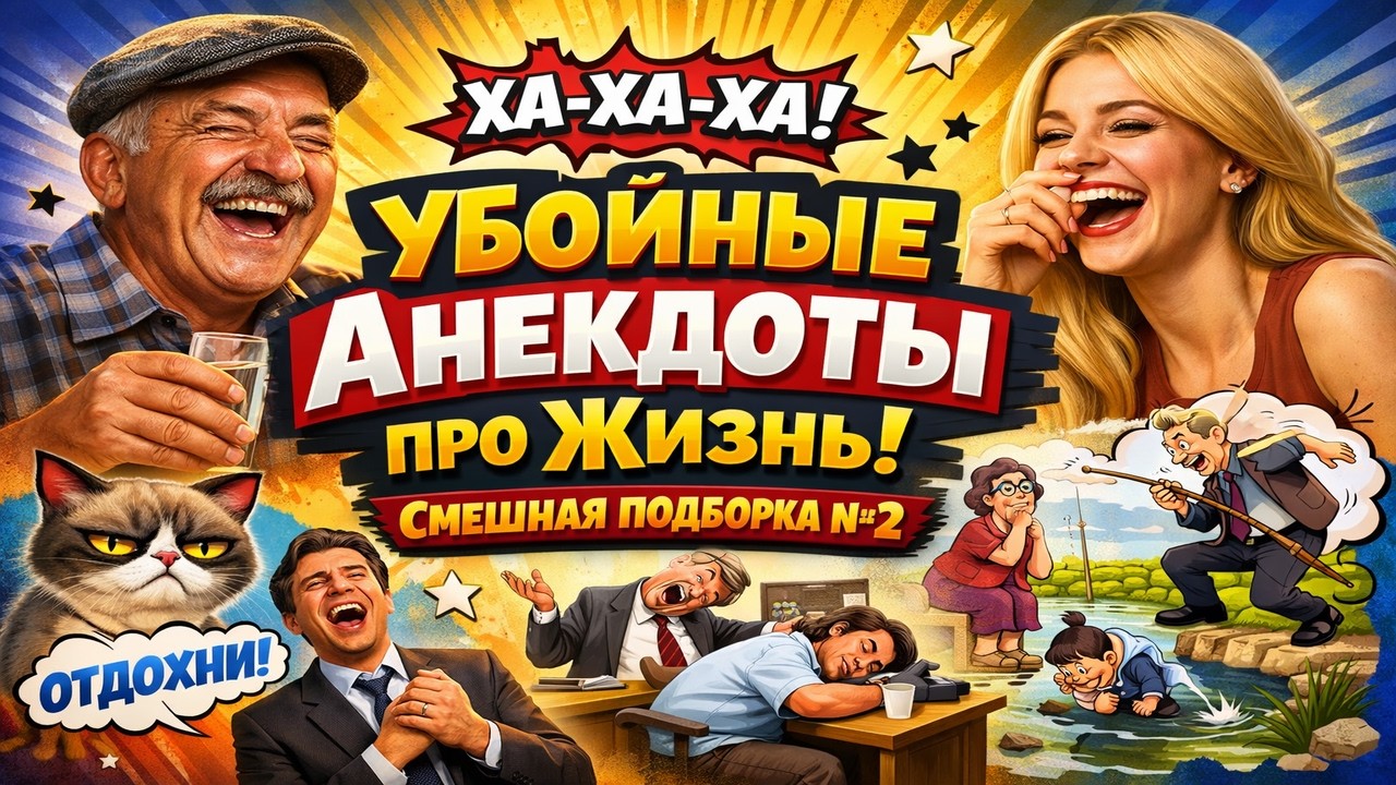 Убойные еврейские анекдоты и легендарный одесский юмор