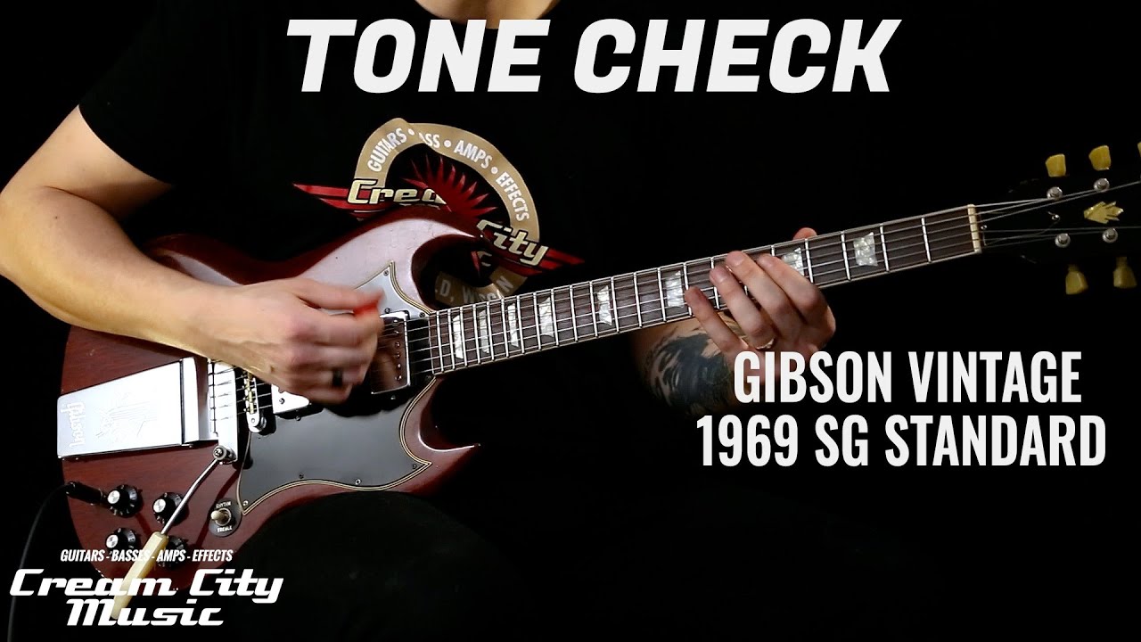 TONE CHECK: Vintage 1969 Gibson SG Standard Demo