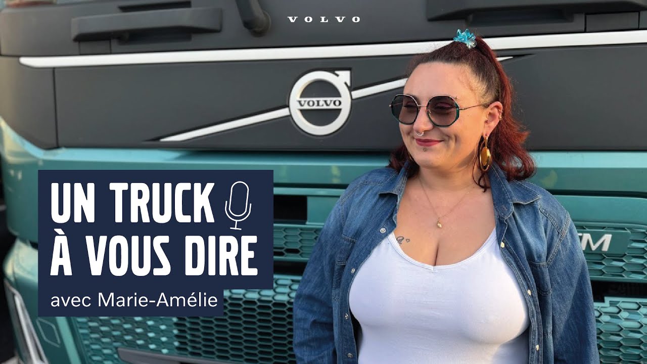 Rencontre avec Marie-Amélie, conductrice du premier Volvo FM Electric