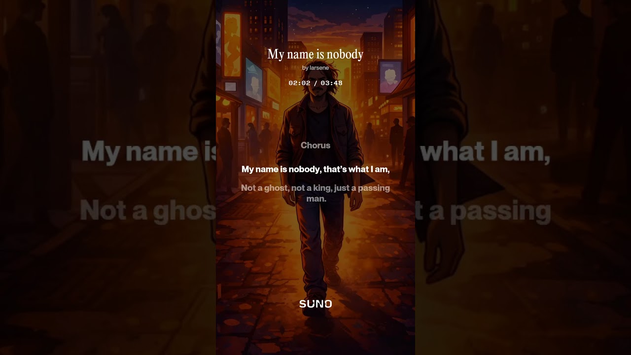 My name is nobody – British punk rock