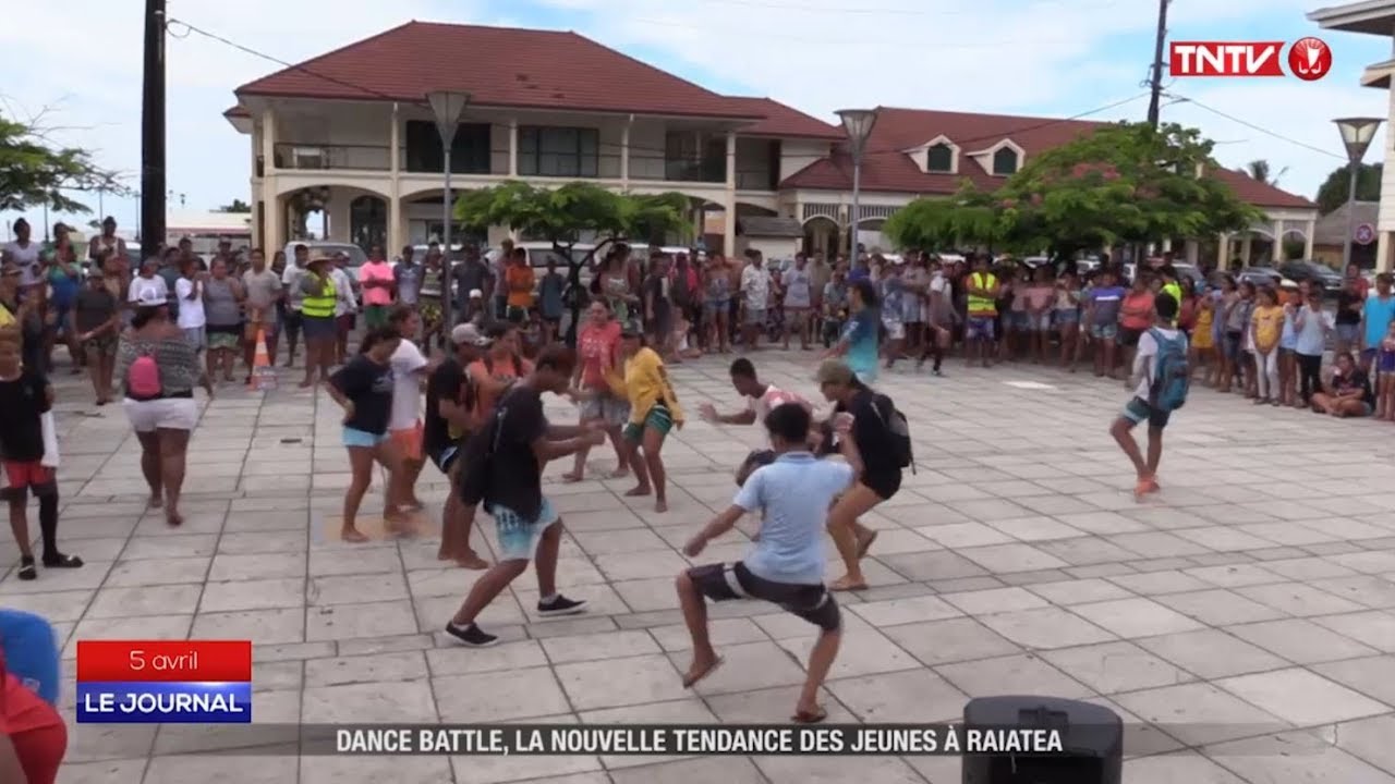 À Raiatea, les jeunes organisent des battles de danse 