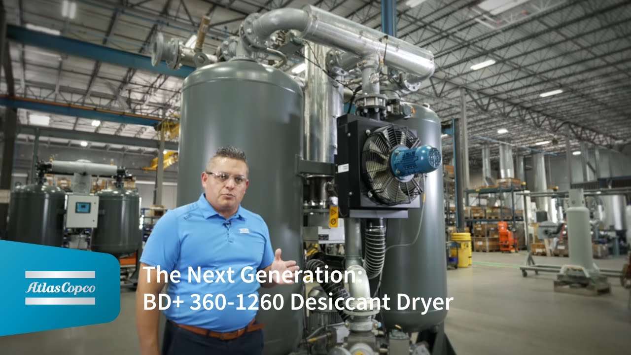 The Next Generation: BD+ 360-1260 Desiccant Dryer | Atlas Copco Compressors