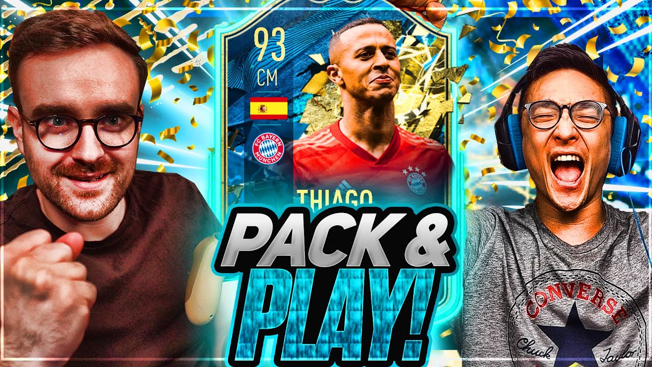 FIFA 20 TOTS Pack&Play on TOTSSF Thiago!! We packed a 1million coin TOTS!!!
