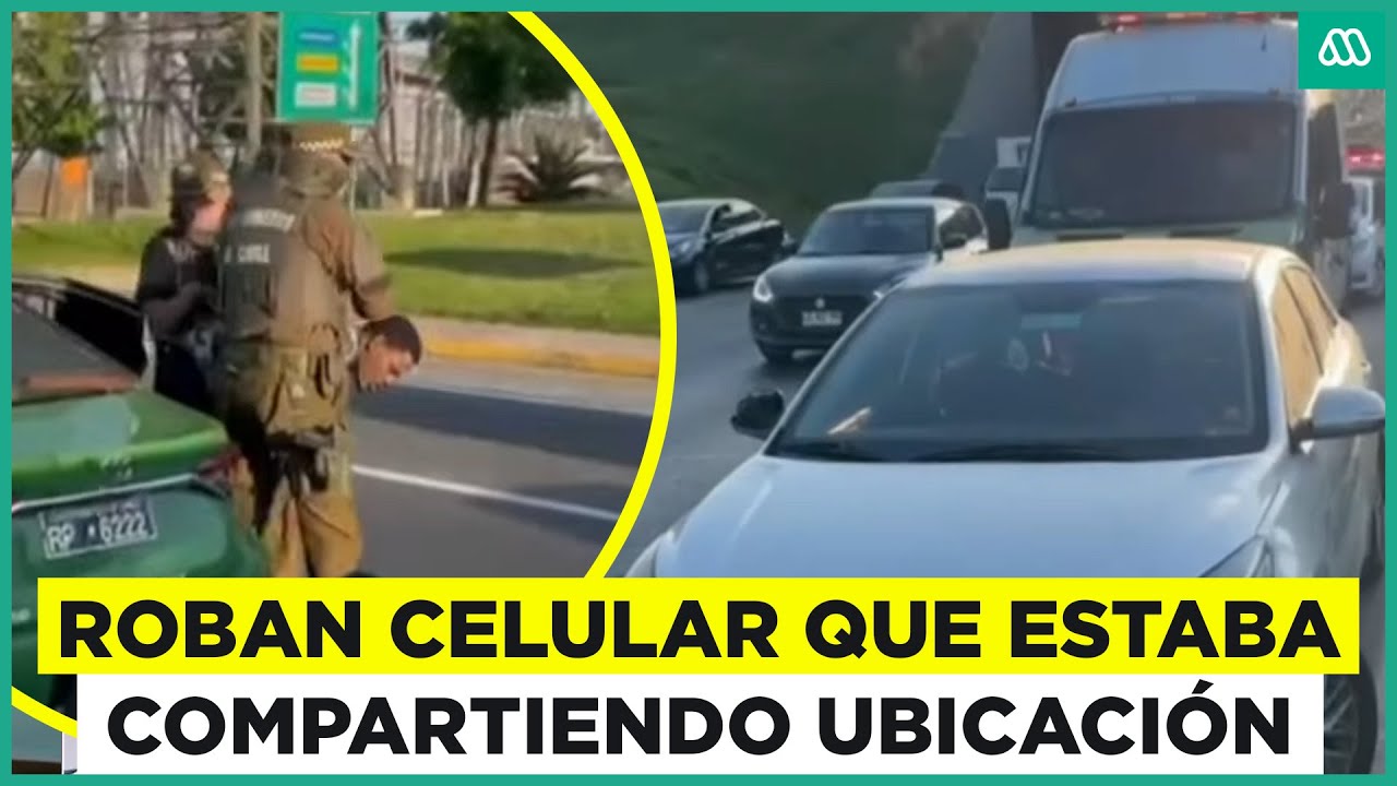 Roban celular que compartía ubicación: Persecución termina con 4 detenidos