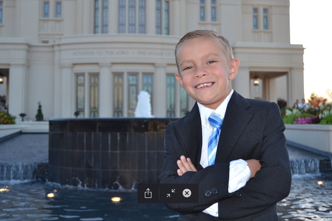 8 YEAR OLD BOY'S BAPTISM!