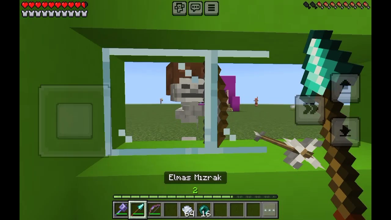 Minecraft Dünyama domuz zombi dünyama geldi 😦😦