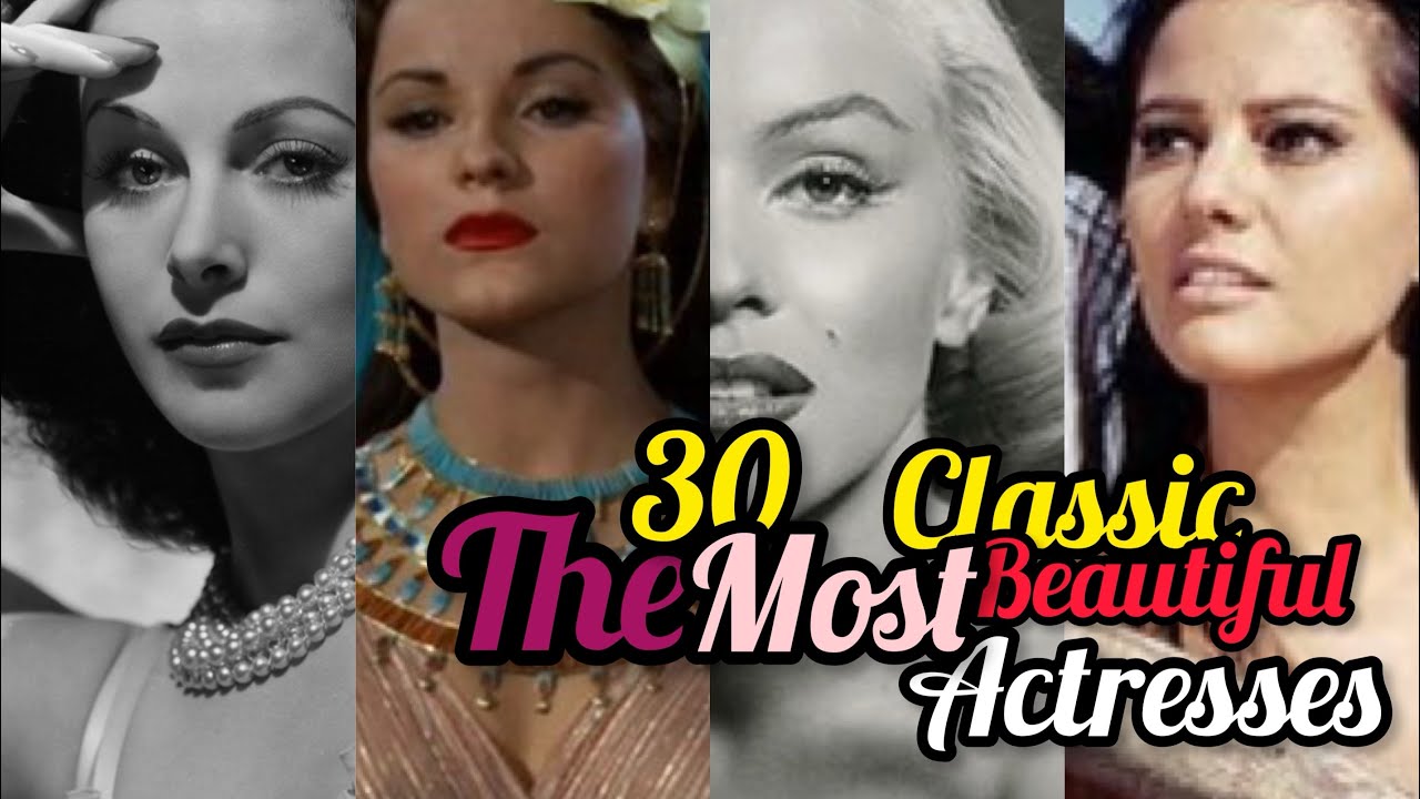 The Top 30 Most Beautiful Classic Actresses #marilynmonroe #runway
