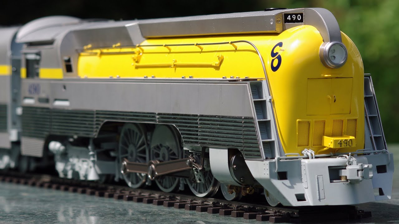 Chesapeake & Ohio Hudson Locomotive No. 490 in 1:32 Scale Live Steam