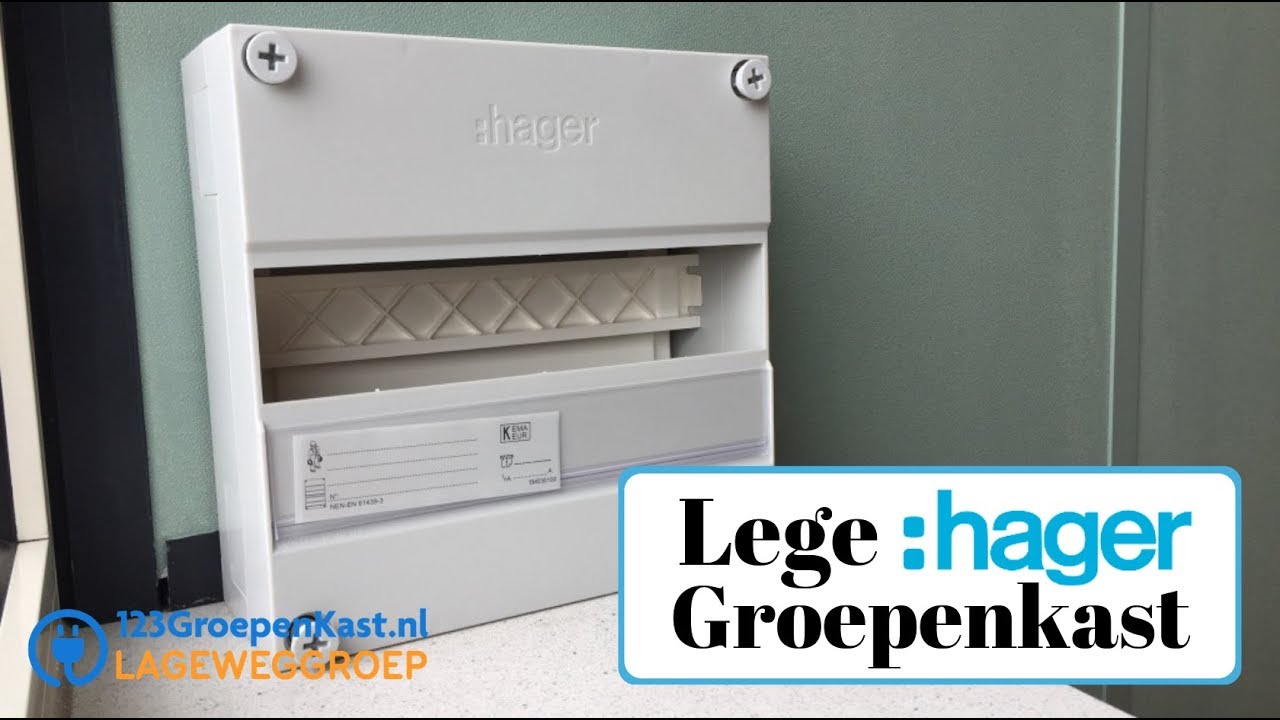 Hager Vision Groepenkasten - Lege Hager Verdeelkast - VKG21Z 12 Module - 123GroepenKast.nl