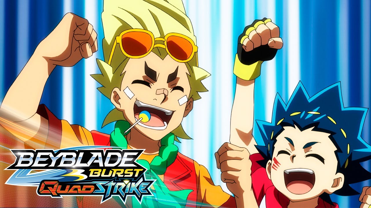 BEYBLADE BURST QUADSTRIKE | Ép.13 Combats en duo | Ép.14 Zeal Achilles, c'est l'heure du Turbo !