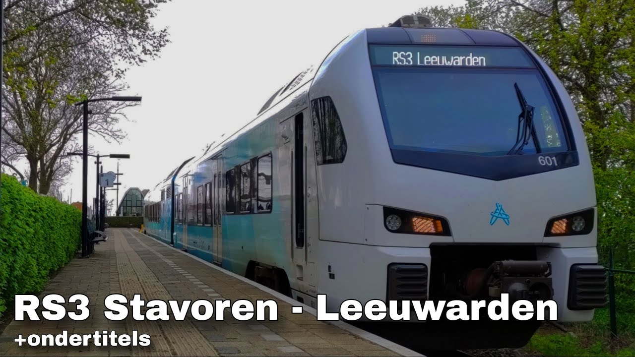 RS3 Stavoren - Leeuwarden Arriva Wink 601, huis op de kop bij Hindeloopen