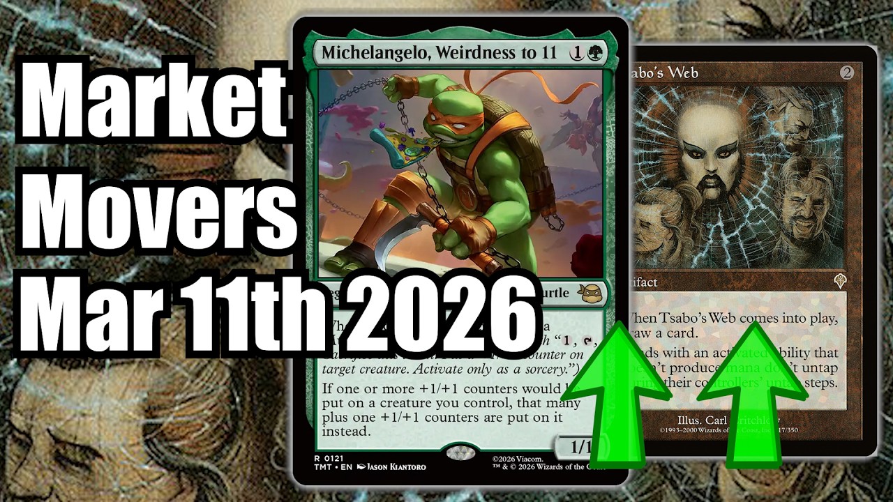 Главные события на рынке MTG — 11 марта: Карты Commander и Premodern подорожали! Tsabo's Web и We...