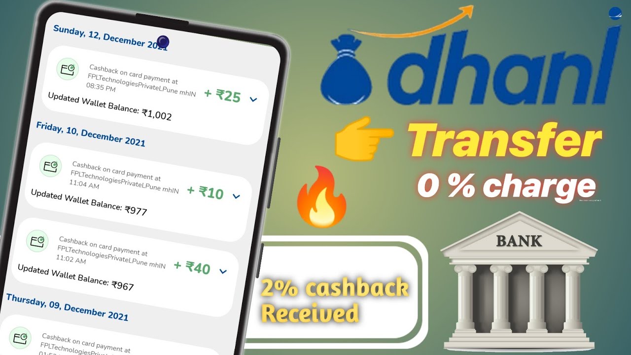 Dhani pay to Bank Transfer || 2022 new 100% working|| Dhani se paise kese nikale || Dhani cashback