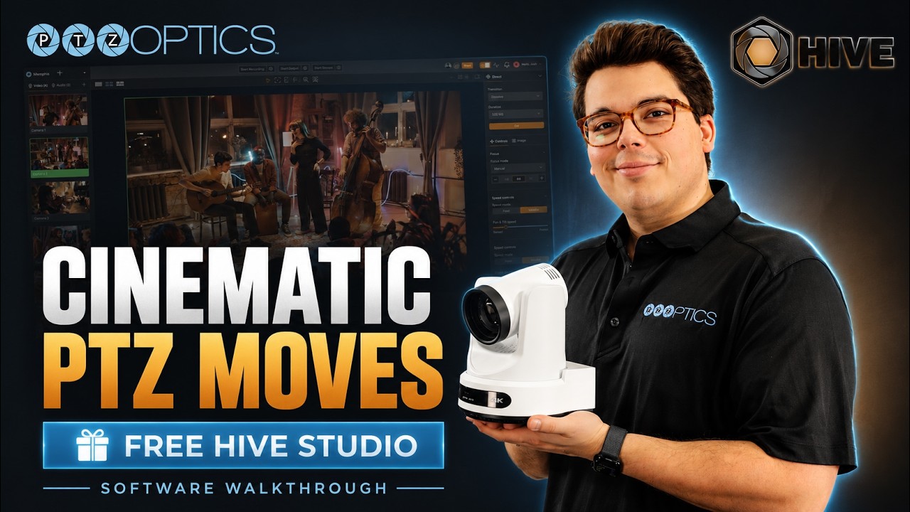 Create Cinematic PTZ Camera Moves with Hive Studio (Free Software Walkthrough)