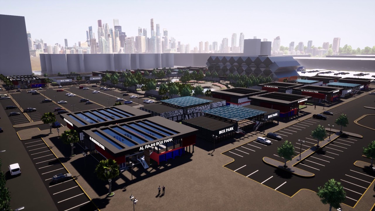 BOX PARK CONCEPT 3D Animation