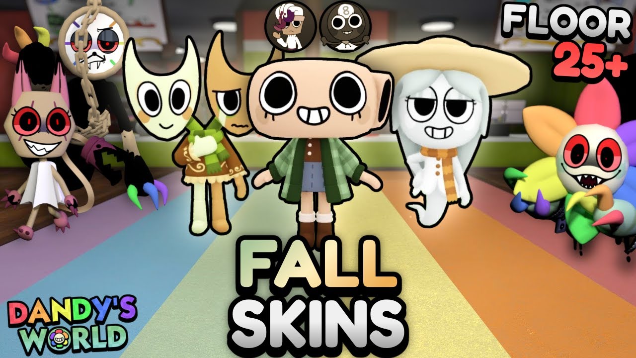 NEW FALL SKINS RUN (FLOOR 25+) | DANDY'S WORLD