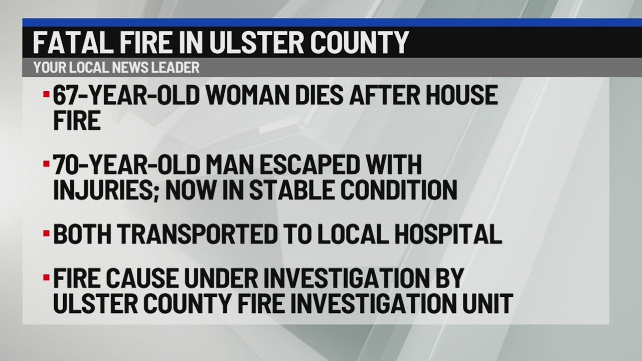 Fatal fire in Ulster County under investigation