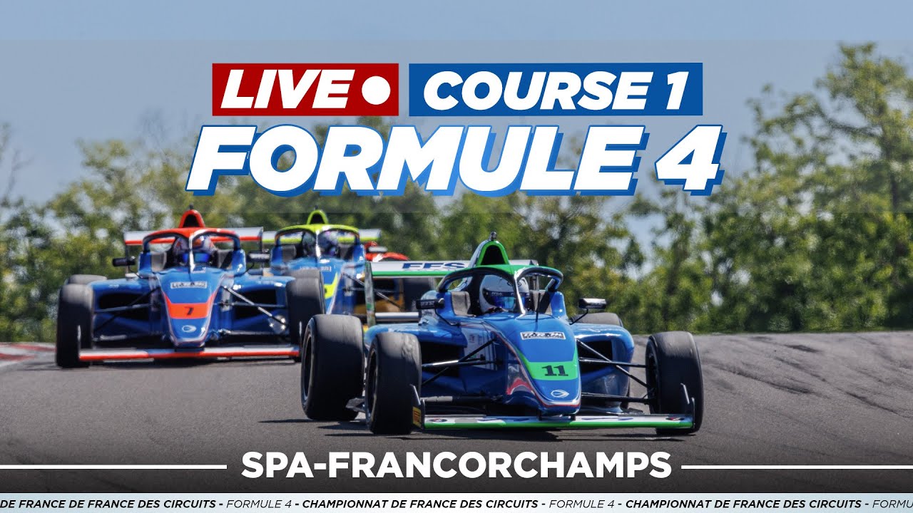 🔴 LIVE F4 &ndash; Spa-Francorchamps : Course 1