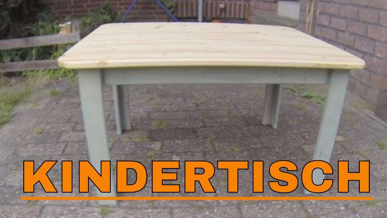 Kindertisch selber bauen - How to make kids table
