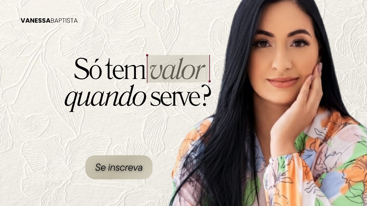 A dor de quem só tem valor quando serve | Vanessa Baptista