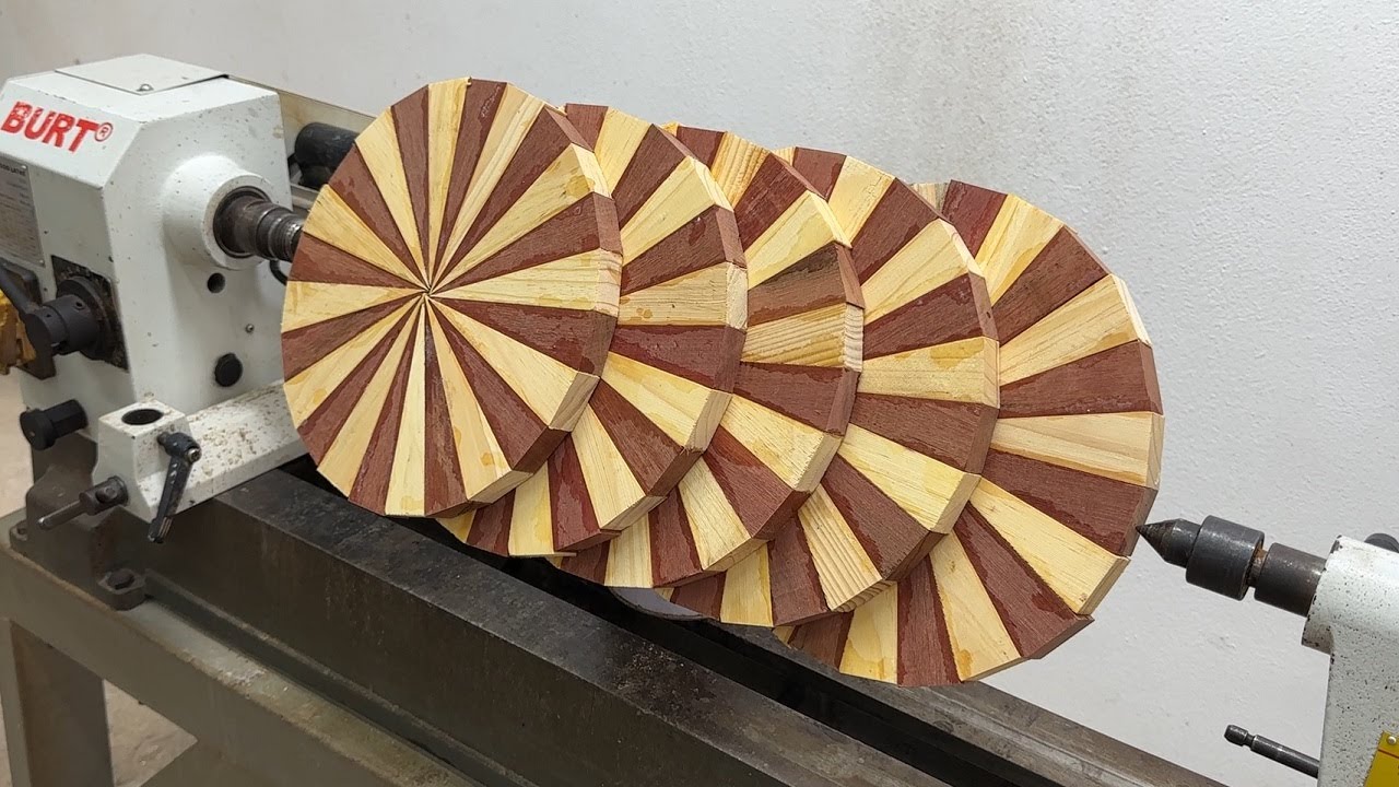 Amazing Wood Turning Technique- Extremely Unique Magical Spiral Staircase Processed On A  Wood Lathe