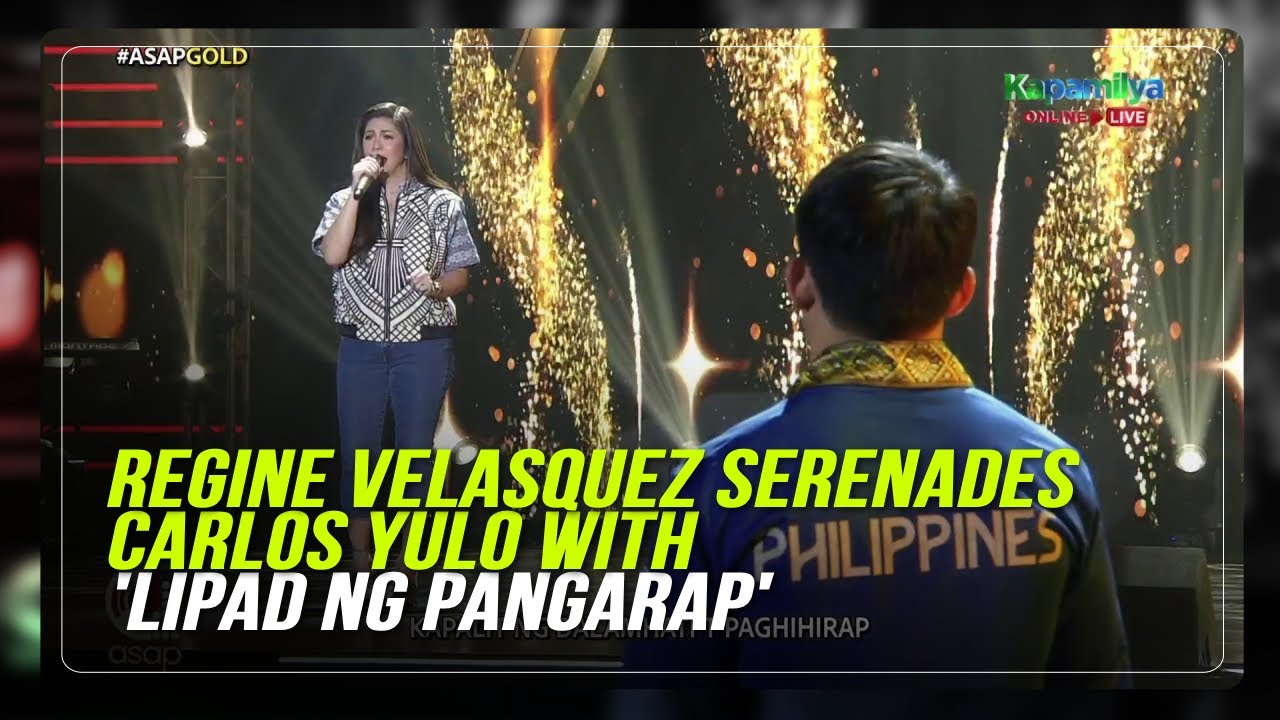 Regine Velasquez serenades Carlos Yulo with 'Lipad ng Pangarap' | ABS-CBN News